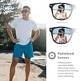 thumbnail image 4 of Gafas de Sol Knockaround Fort Knocks Polarizadas UV400 Negras, 4 of 9