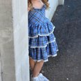 thumbnail image 3 of HAWEE Robe d'Été Fille Coton Col Halter Sans Manches Robe Décontractée pour Filles 1-6 Ans, 3 of 7