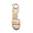 thumbnail image 2 of Sandalia DREAM PAIRS SDPW2421W Nude Plataforma Cuña 10, 2 of 7