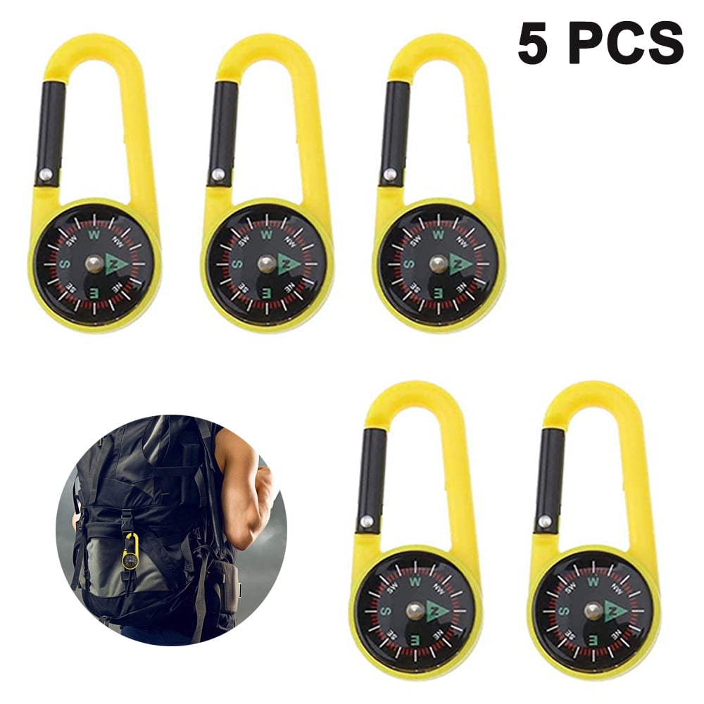 5pcs Compass Accessories Parachute Cord Camping Hiking Travel NavigationTool