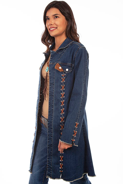 Womens Denim Duster