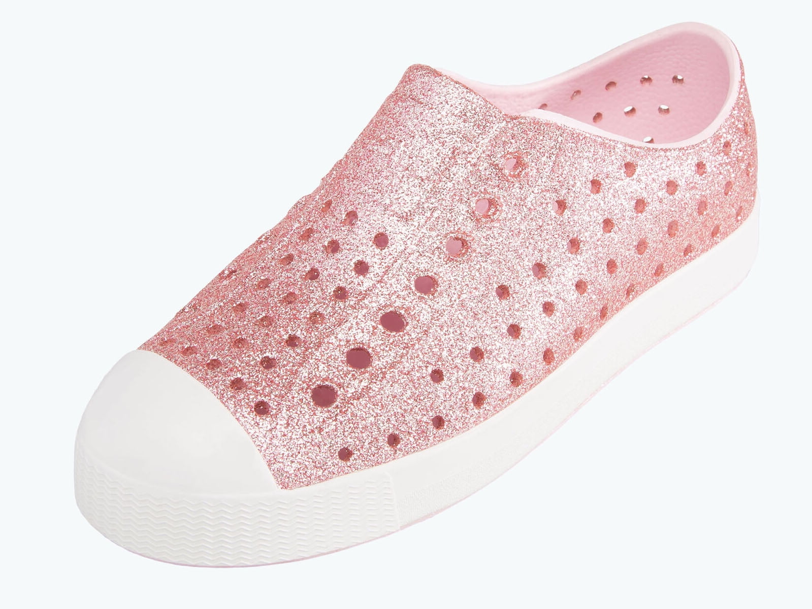 milk pink native shoes