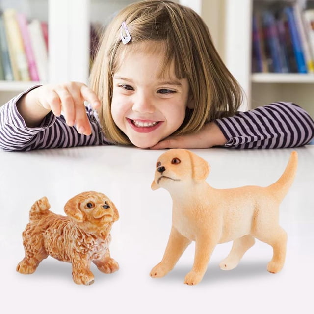 Modelo de Juguetes Yotijar PVC Perro escenas en miniatura