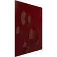 thumbnail image 2 of Ekena Millwork 19 5/8"W x 19 5/8"H Cole EnduraWall Decorative 3D Wall Panel, Gloss Merlot (Covers 2.67 Sq. Ft.), 2 of 6