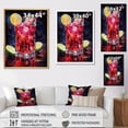 thumbnail image 4 of Designart "Carnival Glass For Cuba Libre II" Cocktails Wall Art Prints, 4 of 7
