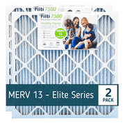 FILTI 16x25x2 Air Filter MERV 13 | Pleated Home Air Filter | HVAC AC Furnace Filter MADE IN USA ( 2 Pack)