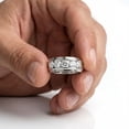 thumbnail image 2 of Pompeii Men's 2Ct Diamond Accented Wedding Anniversary Ring 10k Gold Lab Grown, 2 of 3