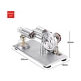 thumbnail image 4 of LEEYNEER Stirling Engine Clearance! Toy Motor Air Engine Educational Electricity Model Education Mini Engine Clearance Toys 1 Set of Engine Model, 4 of 7