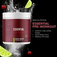 thumbnail image 3 of Raw Nutrition Essentials Pre Workout Powder, Cherry Limeade, 20 Servings, 3 of 9
