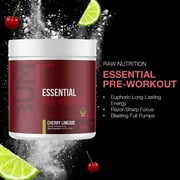 Raw Nutrition Essentials Pre Workout Powder, Cherry Limeade, 20 Servings