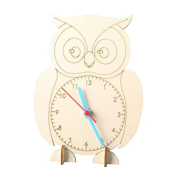 Kits de experimentos científicos, manualidades, modelo de reloj DIY para niños, adolescentes y principiantes. estilo D