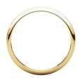 thumbnail image 2 of 14k Yellow Gold 1.5mm Half Round Band Ring - 1.5 Grams - Size 7.5, 2 of 2