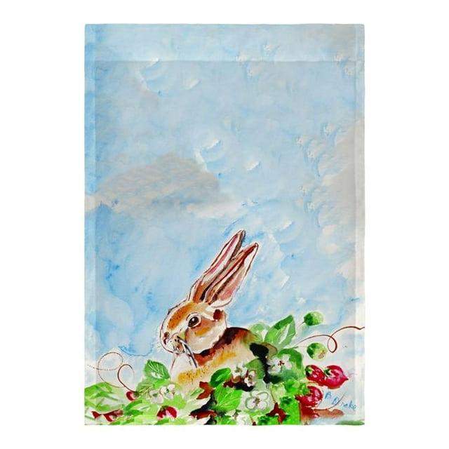 Betsy Drake FL816 Jack Lapin L Drapeau - 12.5 x 18 Po.