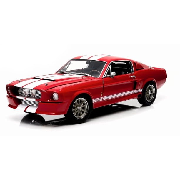 1967 Ford Shelby Gt500 The Road Cars Red W Aƒae A A A Aƒa Sa A White Stripes Greenlight 1 18 Scale Diecast Model Toy Car Walmart Com Walmart Com