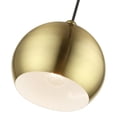 thumbnail image 2 of 45481-01 Livex Lighting Stockton - 1 Light Globe Mini Pendant In Industrial Style-14.25 Inches Tall and 8 Inches Wide-Antique Brass/Polished Brass, 2 of 9