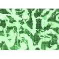 thumbnail image 1 of Ahgly Company Indoor Rectangle Abstract Emerald Green Modern Area Rugs, 2' x 5', 1 of 4