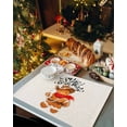 thumbnail image 2 of Merry Christmas Placemats Set of 4 Gingerbread Man Rope Cowboy Western Xmas Heat Insulation Washable Place Mats, Rustic Non-Slip Table Mats for Dining Table Party Kitchen Decor,13x19 Inch, 2 of 4