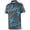 Black Blue, variant on Mens Golf Shirt Hawaiian Polo Shirt Short Sleeve Dry Fit Performance Moisture Wicking Collared Polo Shirt With Print Flamingo Blue MPO04 L
