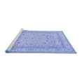 thumbnail image 2 of Ahgly Company Machine Washable Indoor Rectangle Persian Blue Traditional Area Rugs, 5' x 8', 2 of 4
