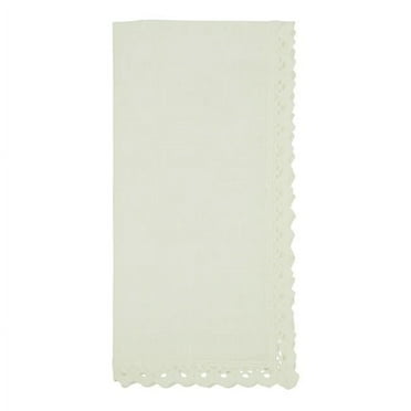 Saro Lifestyle Lace Border Table Napkin (Set of 4)