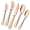 Copper, variant on 20 Piece Silverware Set, ENLOY Stainless Steel Flatware Cutlery Set, Kitchen Utensil Set Service for 4, Include Knife Fork Spoon, Mirror Polished, Dishwasher Safe