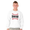thumbnail image 5 of Sports Fan Baseball Stitches Homerun Sweatshirt for Men or Women Brisco Brands S, 5 of 6