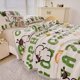 thumbnail image 1 of 1pc couverture épaissie, couverture polaire de lait imprimé chiot mignon, couverture douce et chaude couverture de sieste pour canapé canapé bureau lit camping voyage, couverture cadeau polyvalente po, 1 of 4