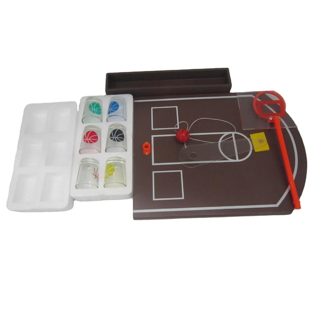 Table Basketball Mini Beer Drinking Game Toy For Adults Entertaining Party With 6 Glasses Skill Activity Size Not Specified Social Fun Game