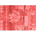 thumbnail image 1 of Ahgly Company Machine Washable Indoor Rectangle Abstract Red Modern Area Rugs, 2' x 5', 1 of 4