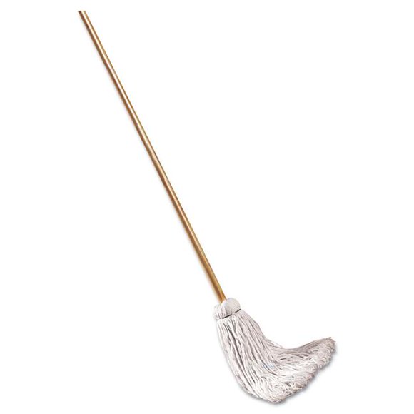 O Dell BWK112C 12 oz Cotton Fiber Head Deck Mop with 48 in. Wooden Handle - Pack of 6