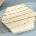 thumbnail image 4 of Cterwk 14K Chain Link Bracelets Adjustable Layered Metal Link Bracelet Set for Women Girls, 4 of 5