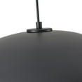 thumbnail image 6 of Aiwen 19 IN Matte Black Round Dome Pendant Light, Modern Oversize Farmhouse Chandelier for Kitchen Island Bedroom Hallway, 6 of 7