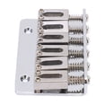thumbnail image 4 of Puente de guitarra 6 cuerdas diseño de carga superior piezas de repuesto de instrumentos eléctricos ajustables plateado para M00877, 4 of 12