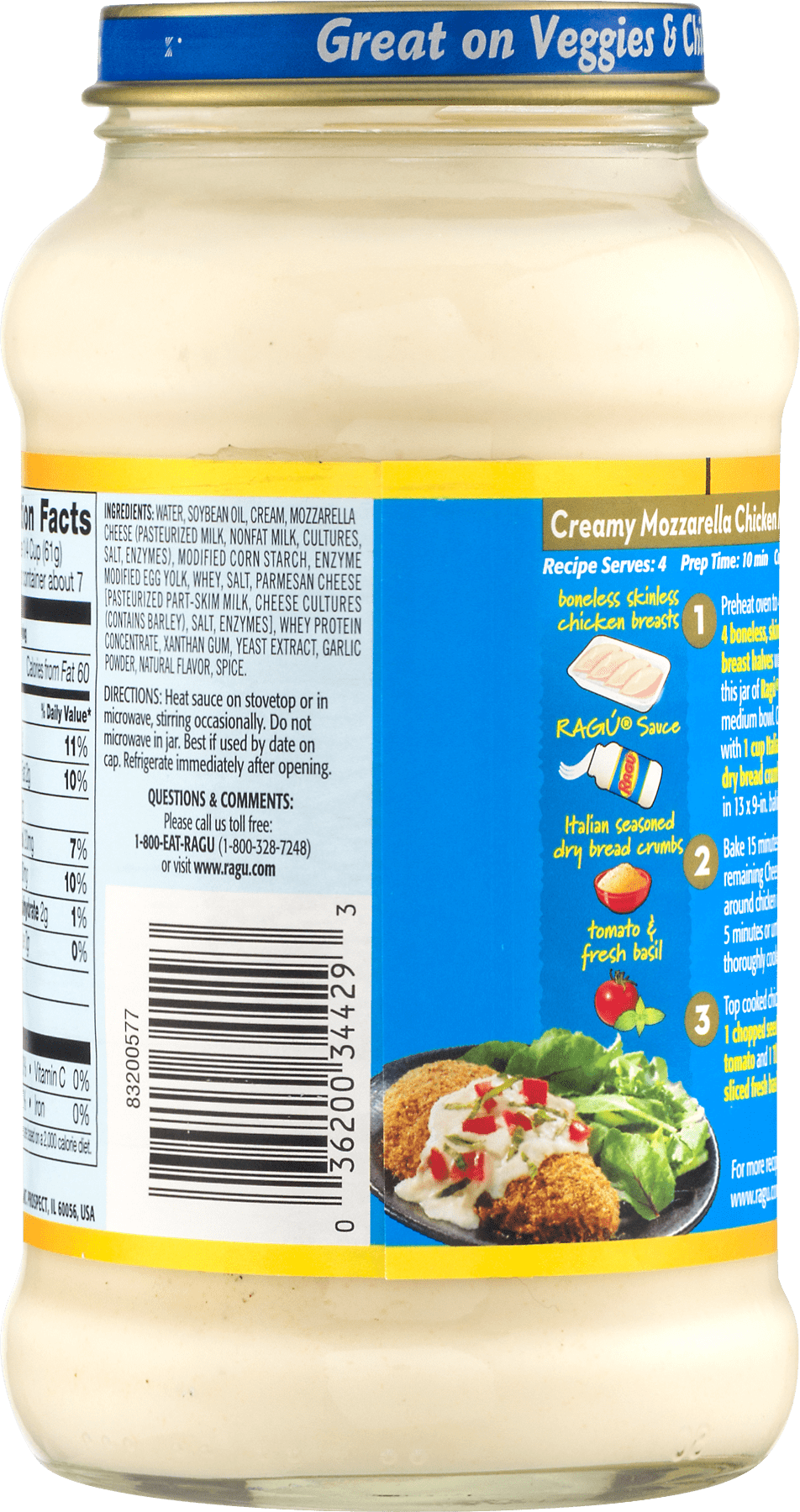 Ragu Creamy Mozzarella Sauce Pasta Recipes Bryont Blog