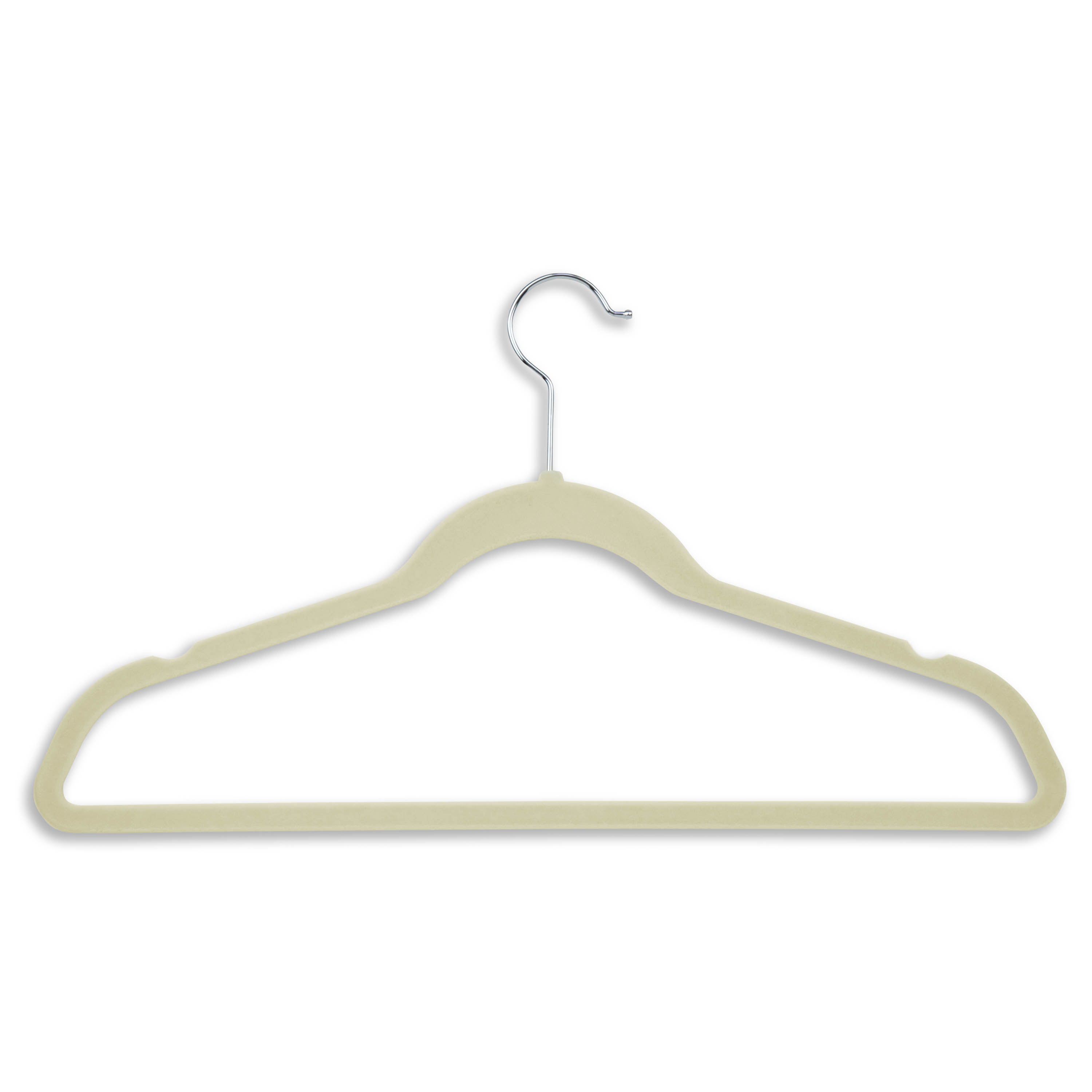 Honey-Can-Do Velvet Slim-Profile Suit Hangers, 20-Pack, White - image 2 of 6