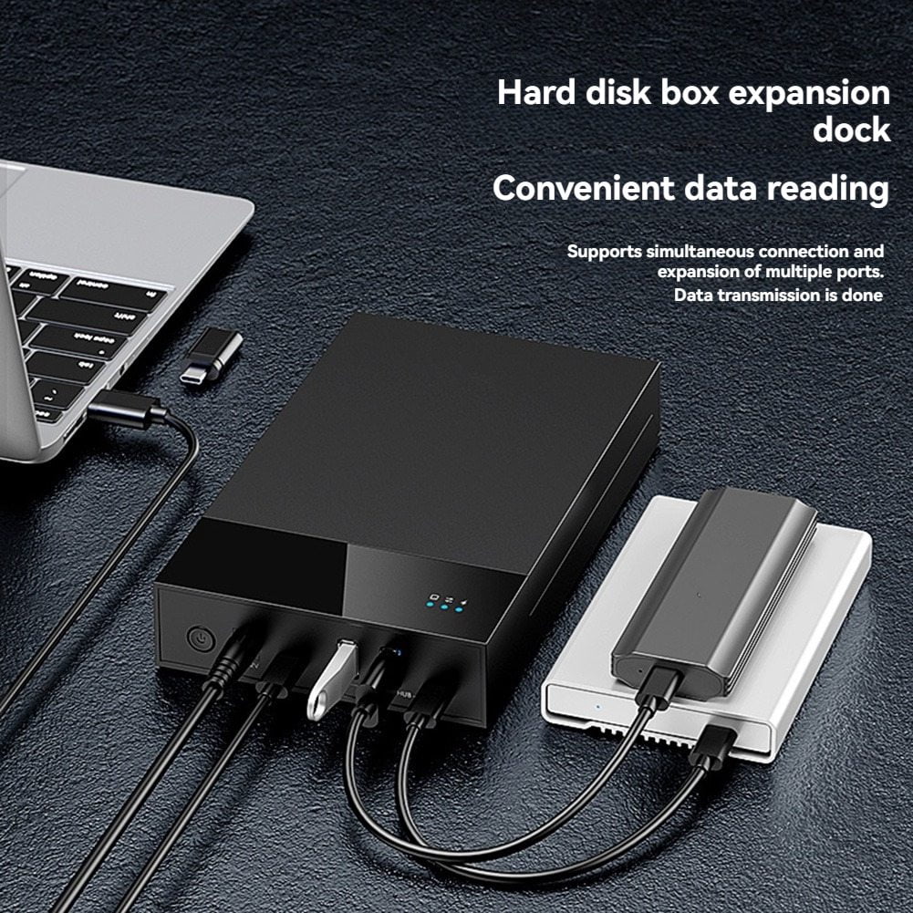 USB 3.0 to 3.5inch SATA Drive Docking Station External Hard Disk Enclosure for 3.5 2.5 Inch SATA SSD HDD 20TB US Plug