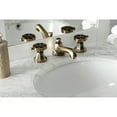 thumbnail image 3 of Kingston Brass KS4463RX Belknap Widespread Bathroom Faucet with Brass Pop-Up, Antique Brass, 3 of 8