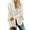 Beige, variant on Womens Batwing Sleeve Oversized Sweater Cloak Cardigan Outwear