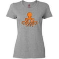 thumbnail image 3 of Inktastic Orange Octopus Women's T-Shirt, 3 of 5