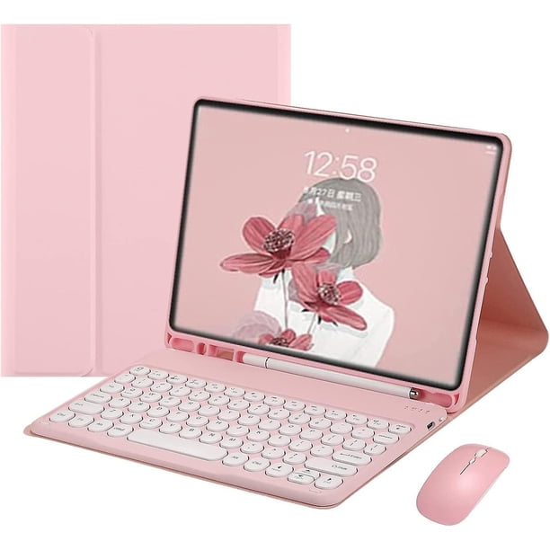 Ipad 10.2 Inch Inch Keyboard Case Set With Mouse&pencil Holder&bluetooth Keyboard zhangyuxiang LED