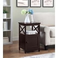 thumbnail image 3 of Convenience Concepts Oxford Table d'Appoint avec Armoire, Fini Bois Espresso, 3 of 6