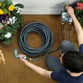 thumbnail image 4 of 5/8 in x 50 ft Heavy Duty Garden Hose, Flexible Kink Resistant Outdoor Water Hose, Gray, 4 of 5