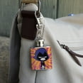 thumbnail image 3 of Teen Titans Go! Raven Stainless Steel 1oz Mini Flask Key Chain, 3 of 4
