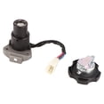 thumbnail image 1 of Interruptor de Encendido de la Motocicleta, Kit de Bloqueo de Tapa del Tanque de combustible Liso Desbloqueo de Ajuste Perfecto Duradero Fácil de Instalar Con 2 Teclas para Moto, 1 of 7