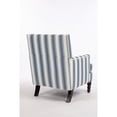 thumbnail image 2 of Accent Chair with Striped Fabric | Adds Elegance to Living Room | Solid Wood and Cotton Linen Upholstery | Quick and Simple Assembly, 2 of 6
