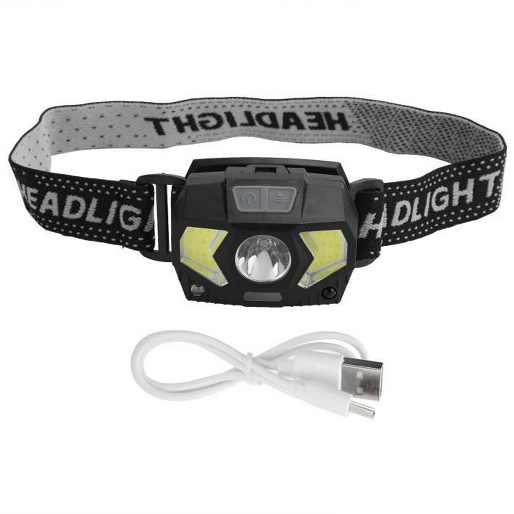 Outdoor Headlamp Xpg+Cob Led Headlamp With Strip Usb Charging Outdoor