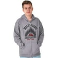 thumbnail image 3 of Morning Wood Campground Pitch A Tent Zip Hoodie Sweatshirt Men Brisco Brands L, 3 of 6