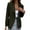 Green, variant on Dyfzdhu Blazer Jackets for Women Business Casual Fall Winter Long Sleeve Solid Color One Button Suit Black