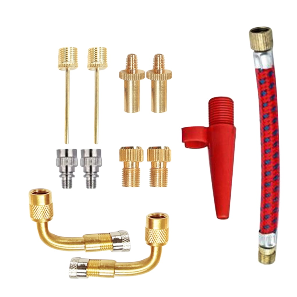 Buy Peryerana 12pcs Football Brass Valve Converter Kit Basketball Air