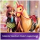 thumbnail image 4 of Unicorn Academy, Valentina & Cinder Set with 2 Riding Accessories & Hair Styling Tool, Dolls & Unicorn Toys for Girls Ages 4 and up, 4 of 5
